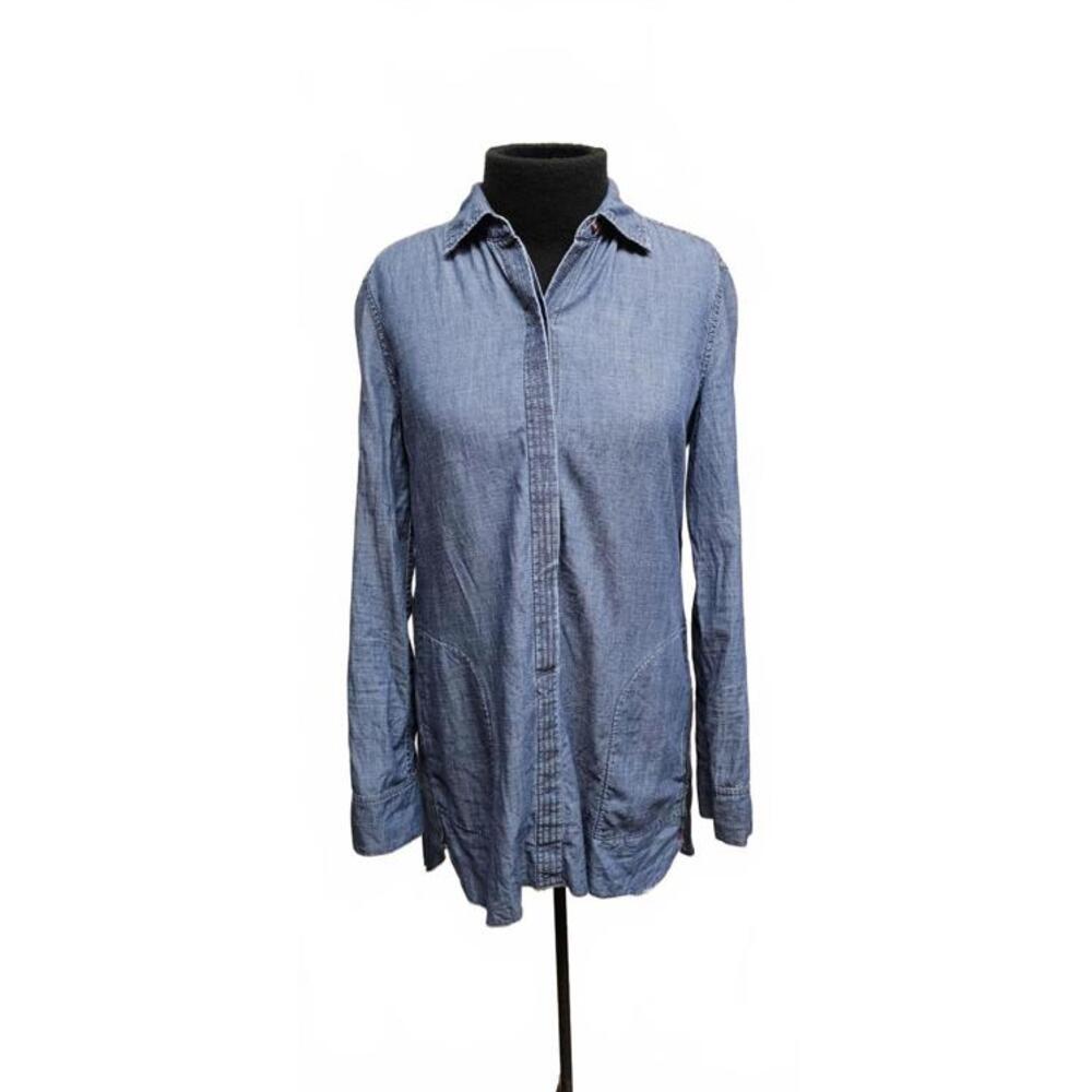 Christopher Blue Women's Long Sleeve Denim Shirt Tunic